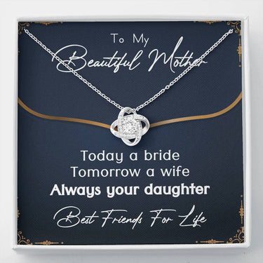 Forever Your Daughter Love Knot Necklace - Love You This Much